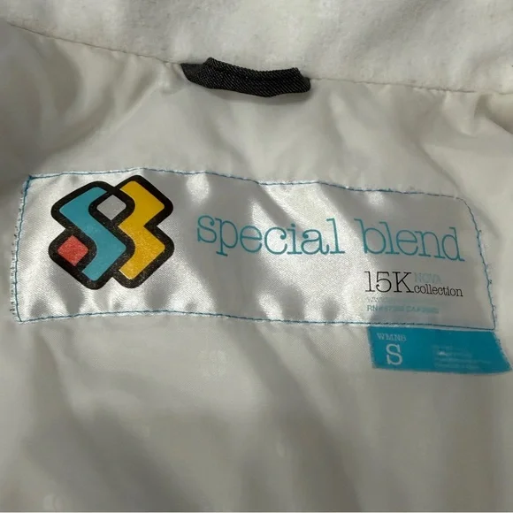 Special Blend 15K Nova Collection Ski Jacket Women Small Gray Hood Waterproof - Picture 2 of 13